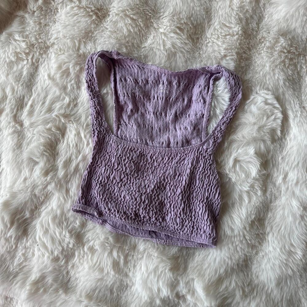 Free-people Women's Purple Crop-top